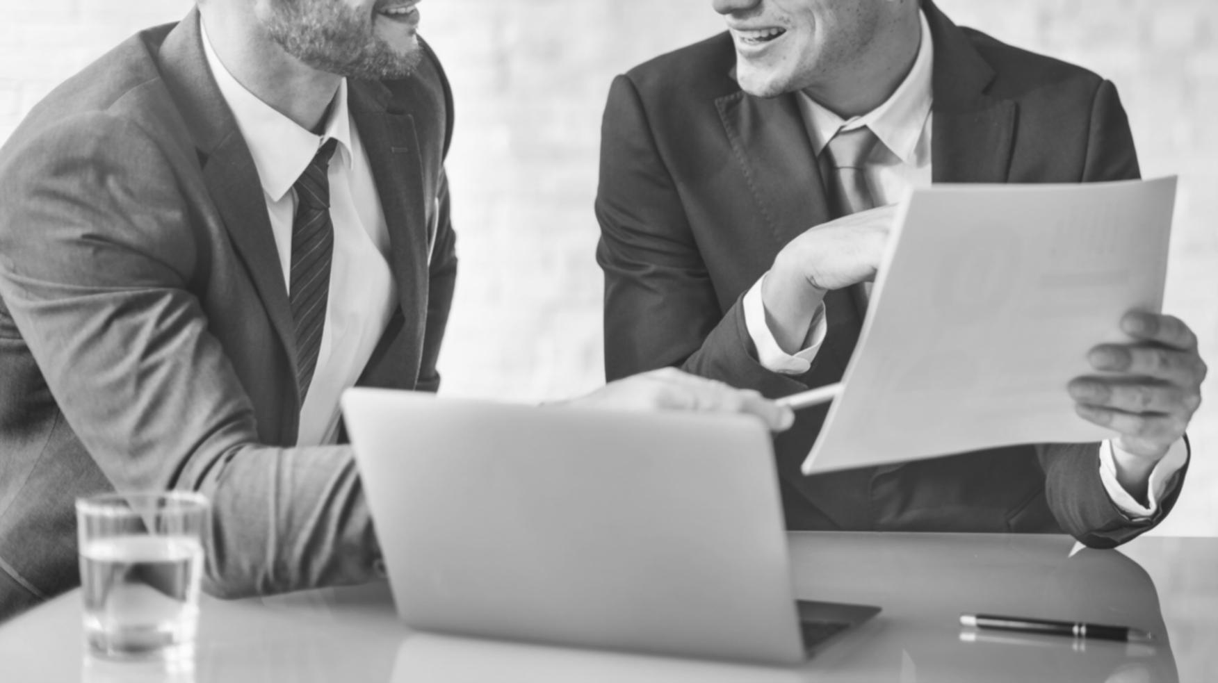 Student reviewing financial planning materials